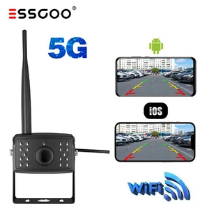 Para teléfono Android iPhone coche rv coche WIFI 5G radio cámara de marcha atrás inalámbrica - Imagen 1 de 12
