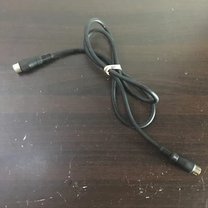 TESTED WORKING Official Commodore 1541 1571 Device Serial Cable OEM 3ft Japan - Picture 1 of 3