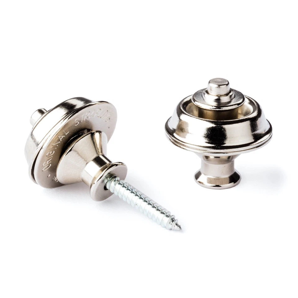 Dunlop Strap Locks - Guitarra - Sistema de retenção de alça design duplo níquel - Imagem 1 de 4