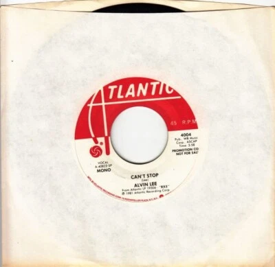 Alvin Lee (10 Yrs. After) – Can't Stop (Mono/Stereo)  7" Promotional 45 - Image 1 of 4