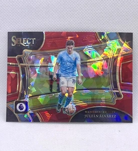 2023-24 Select Julian Alvarez Red Ice Field Level Manchester City Premier League - Imagen 1 de 2