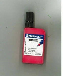 INCHIOSTRO STAEDTLER MARSMATIC 745 Colore ROSSO 22ml PAPER+FILM 3/4 Fl.Oz - Imagen 1 de 1