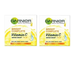 Garnier Bright Complete Light Fairness Serum Cream for dark spot 45g ea Set of 2 - Picture 1 of 7
