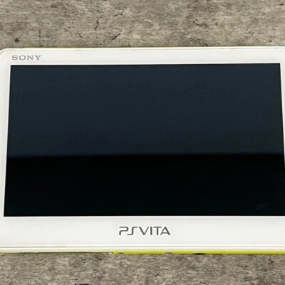 PlayStation Vita PS Sony Console Game Japan PCH-2000 Lime green x white - Image 1 of 4