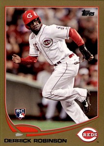 2013 Topps Update Gold #US99 Derrick Robinson  /2013 Cincinnati Reds
