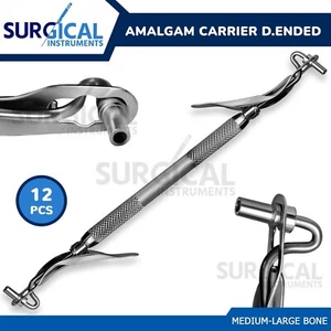 12 Stück Amalgamträger doppelendig mittel / groß Knochen Zahnfüllung deutsch gr - Bild 1 von 7