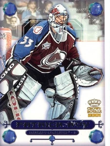 2000-01 Crown Royale Jewels of the Crown #9 Patrick Roy - Imagen 1 de 2