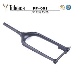 26er T800 Carbon Fat Fahrrad Gabeln Original-Zubehör-Hersteller konische Kohlefaser Snow Bike Front Gabel - Bild 1 von 4