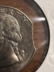 1998 WASHINGTON QUARTER CLIPPED BU - Picture 1 of 5