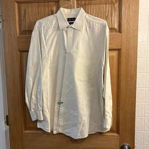 Alain Cigaret - Ivory White - Double Retors Dress Shirt - French Cuff Men’s 44 - Bild 1 von 3