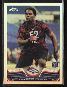 Sylvester Williams 2013 Topps Chrome #145 Refractors Denver Broncos - Picture 1 of 2