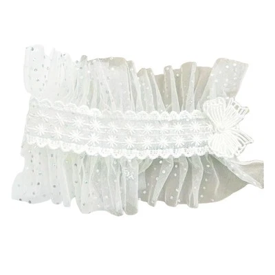 Diadema de malla de encaje Lolita para niña diadema de moda decoración ligera cabello Foto 1 de 4