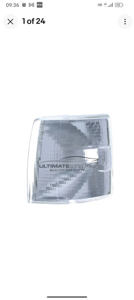  Par de luces indicadoras delanteras Volkswagen Caravelle T4 MPV 1991-2003 par Foto 1 de 1