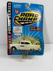 1/43 Scale Road Champs South Dakota Highway Patrol Car 1955 Chevy Bel Air - Picture 1 of 3