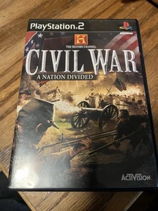 PlayStation 2 CivilWar A Nation Divided Activision Spielanleitung & OVP - Bild 1 von 3