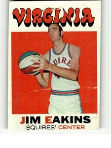 JIM EAKINS 1971-72 Topps Basketball #197 B1003AR3S102P55 FREE SHIPPING - Picture 1 of 2