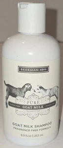 Beekman 1802 Pure Goat Milk Shampoo Fragrance Free 8.9 fl oz New - Picture 1 of 5