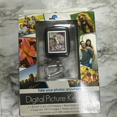 Digital Picture Keychain Digital Decor 1.8 inch New in box - Image 1 of 4