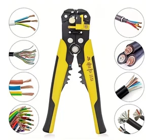 5 in 1 Crimpzange Kabelschneider Automatische Abisolierzange Kabelzange 0.2-6mm² - Bild 1 von 20