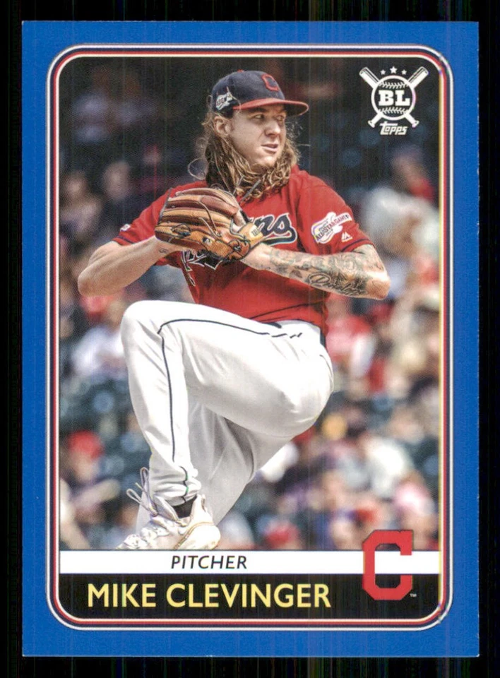 2020 Topps Big League Blue #177 Mike Clevinger - Image 1 of 2