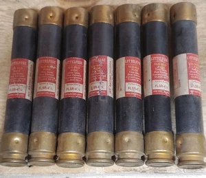 Fusibile Fusetron Slo-Blo FLSR-4-1/2 Time Delay lotto di 7 testati  - Foto 1 di 2