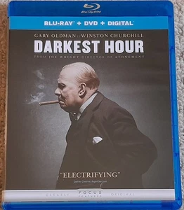 DARKEST HOUR BLU-RAY + DVD GARY OLDMAN REGION FREE U.S. RELEASE  - Imagen 1 de 2
