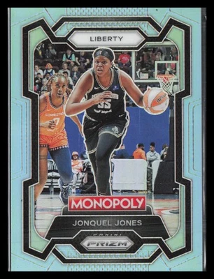 2024 Panini Prizm Monopoly WNBA #45 Jonquel Jones Light Blue Prizms #/199 - Image 1 of 2