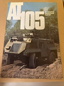 VTG GKN AT105 AT 105 Saxon Armoured Personnel Carrier Military Vehicle Brochure - Picture 1 of 9