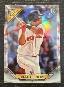 2018 Bowman Rafael Devers ROY Favorites Rookie Refractor Boston Red Sox 💎💎💎 - Picture 1 of 2