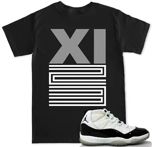 XI 23 Camiseta Gris a Juego con Air Js 11 Retro 11 Concord Zapatos Bajos Altos - Imagen 1 de 10