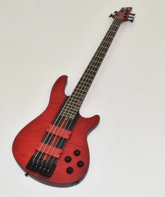 Schecter C-5 GT Bass Trans Red Satin - Image 1 of 4