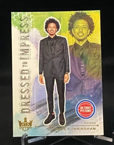 2021-22 Panini Court Kings Dressed To Impress #7 Rookie Cade Cunningham Detroit - Picture 1 of 2