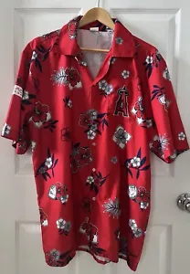 Los Angeles ANGELS Anaheim MLB Hawaiihemd Einheitsgröße 100% Polyester. - Bild 1 von 12