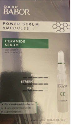 Doctor Babor Ceramide Serum Power Serum Ampoules 7 X .06 fl oz each NIB Sealed - Image 1 of 2