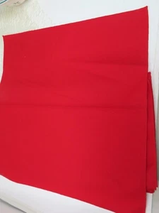 Menge 13 Rot 16" Quadrat Servietten Weihnachten Rautenmuster - Bild 1 von 2
