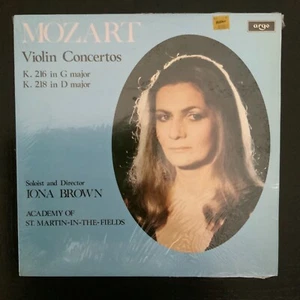 MOZART-VIOLIN CONCERTOS K. 216 & 218-IONA BROWN-ORIGINAL 1979 ARGO VINYL-UK - Picture 1 of 2