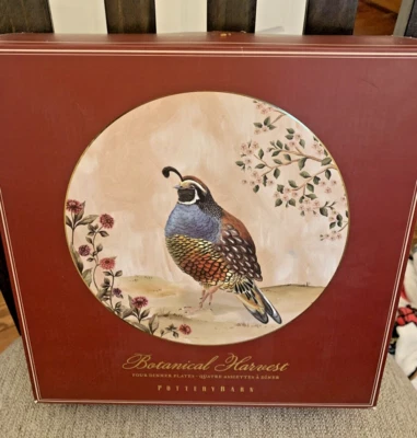 Pottery Barn тарелка День благодарения Disney набор 4 индейка вечеринки подарок праздник мама, - Изображение 1 из 4