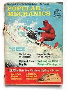 Popular Mechanics Magazine DECEMBER 1967 The 1968 Charger Workshop in a Closet - Foto 1 di 2