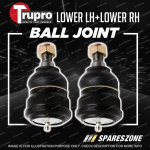 Pair Trupro Lower Ball Joints for Nissan Utility XFN Falcon UTE 7/1988-9/1990 - Picture 1 of 2