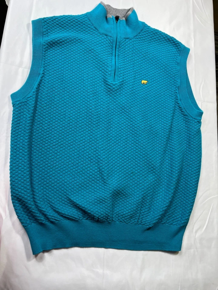 Chaleco de punto azul Jack Nicklaus para hombre talla M SKU 7101 Foto 1 de 4