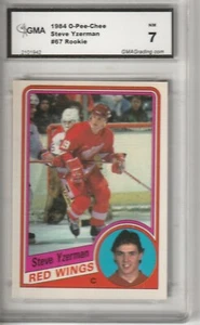 1984-85 Steve Yzerman opc Rookie Card #67 O-Pee-Chee rc NM 7 - Bild 1 von 2