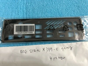 ASUS IO SHIELD FOR ASUS ROG STRIX X399 E GAMING ,ORIGINAL  - Picture 1 of 1