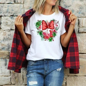 Christmas T-Shirt, Christmas Decorated Theme Park Mouse Ears, Christmas Gift - Picture 1 of 13