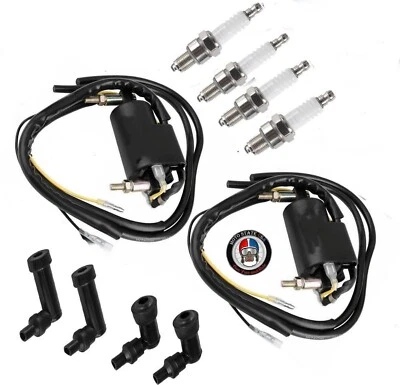 2X Bobina de encendido de doble salida SUZUKI GS1150 GS1100 GS1000 GS850 GS750 12V 4ohm Foto 1 de 4