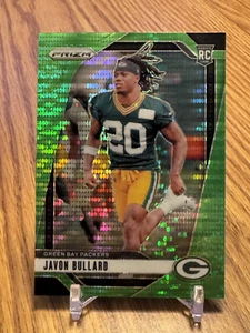 2024 Panini Prizm - Rookies Neon Green Pulsar Prizm #345 Javon Bullard (RC) - Bild 1 von 2