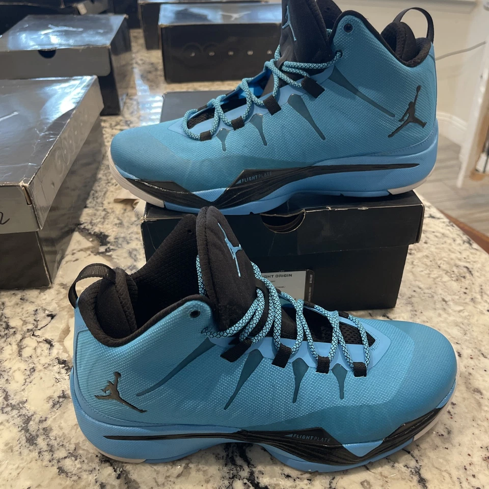 Nuevo Talla 12 - Jordan Super Fly 2 Azul Raro 2013 Air Max Flight  Foto 1 de 4