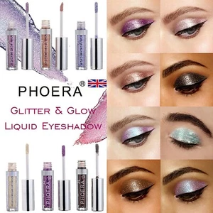 PHOERA® Magnificent Metals Eyeshadow Glitter And Glow Liquid Metallic Eye Shadow - Picture 1 of 24