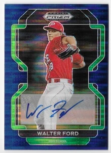 Walter Ford 2022 Prizm Draft Picks Blue Pulsar Autograph #75 /9 Rookie FOTL SSP - Picture 1 of 2