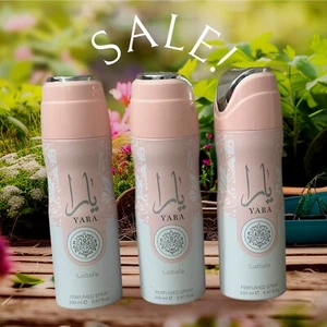 (3X25) LATTAFA YARA PERFUMED BODY SPRAY FOR WOMEN 6.67 Oz / 200 ml NEW - Picture 1 of 3