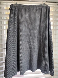 Anne Klein Ponte Knit A-Line Skirt 12 - Picture 1 of 4
